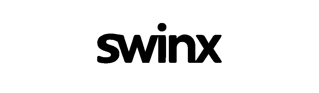 Logo der swinx GmbH als Referenz.